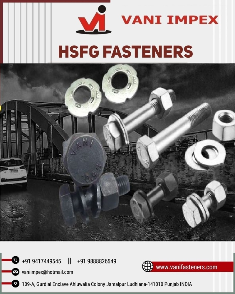 Hsfg Bolts Nuts And Washers As Per Is 3757 AND 6623