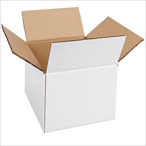 Plain White Corrugated Box