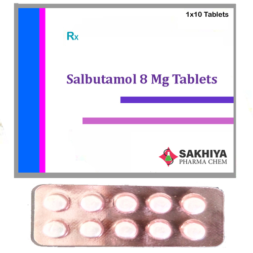 Salbutamol 8Mg Tablets General Medicines