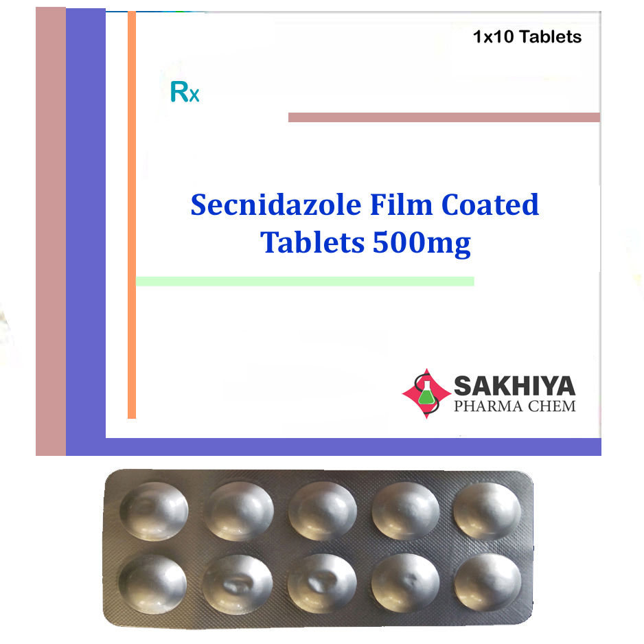 Secnidazole Film Coated  500mg Tablets