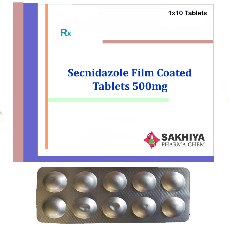 Secnidazole Film Coated  500mg Tablets