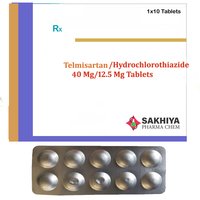 Telmisartan 40mg + Hydrochlorothiazide 12.5mg Tablets