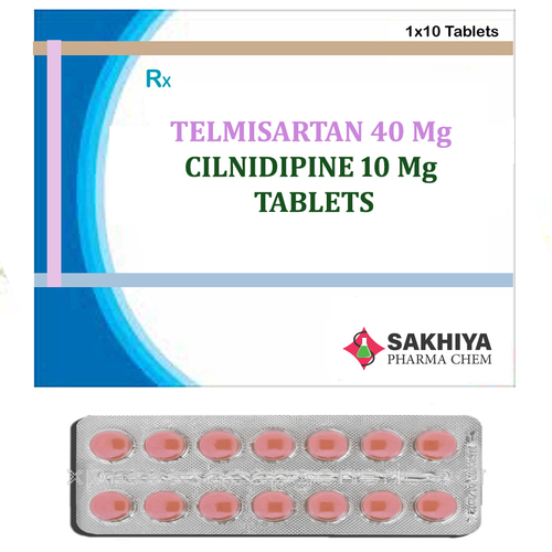 Telmisartan 40Mg + Cilnidipine 10Mg Tablets General Medicines