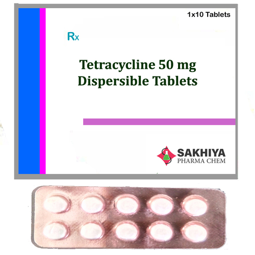Tetracycline 50Mg Dispersible Tablets General Medicines