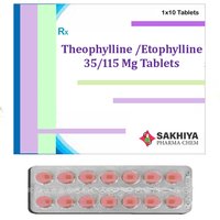 Theophylline 35mg + Etophylline 115mg Tablets