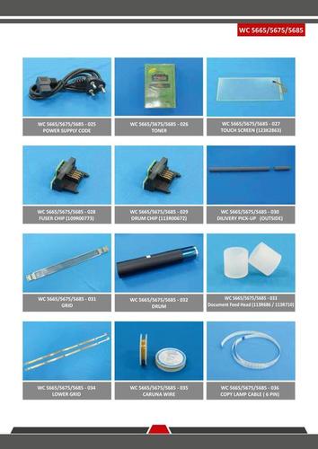 Xerox WC 5665 / 5675 / 5685 Spare Parts