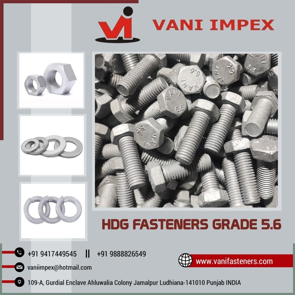 Hdg Hex Bolt Grade 5.6