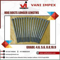 Hot Dip Galvanized Bolts Grade 5.6 (longer Lengths)