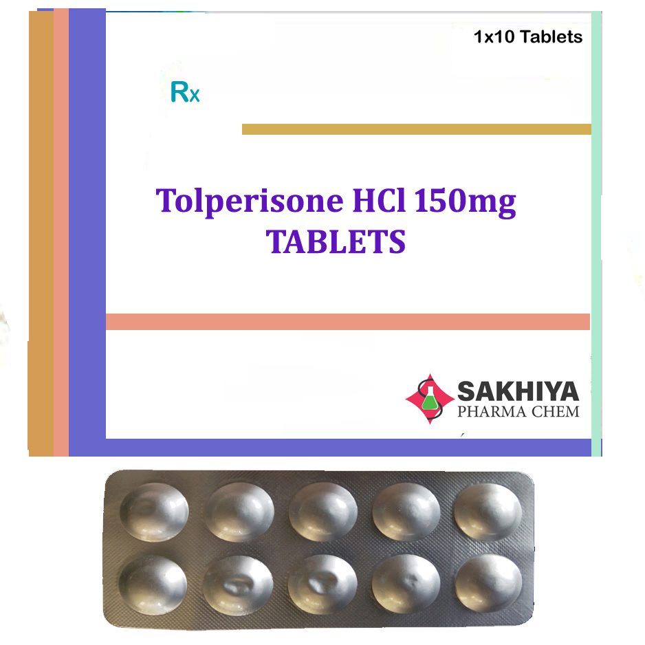 Tolperisone HCl 150mg Tablets
