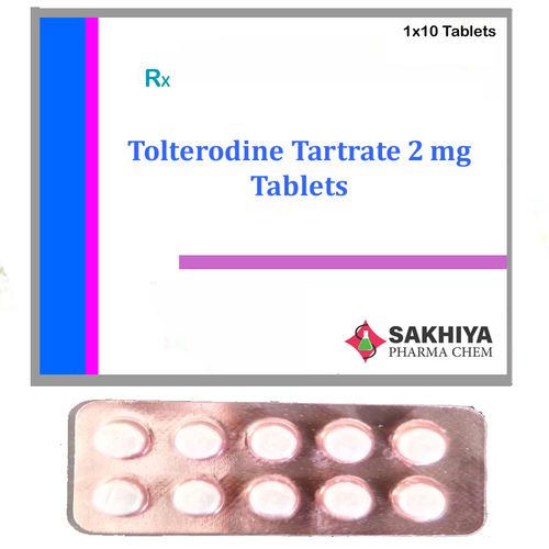 Tolterodine Tartrate 2mg Tablets
