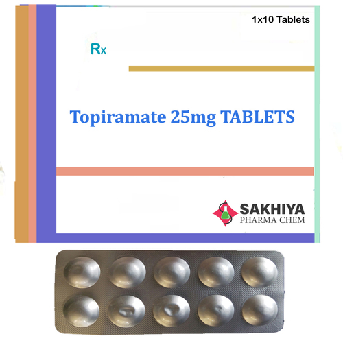 Topiramate 25Mg Tablets General Medicines