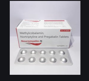  प्रीगैबलिन 75 मिलीग्राम, मिथाइलकोबालामिन 1500 एमसीजी, नॉर्ट्रिप्टिलाइन हाइड्रोक्लोराइड ईक्यू। नॉर्ट्रिप्टिलाइन 10 मिलीग्राम टैबलेट के बराबर 