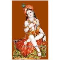 Beautiful Marble Krishna Statue For Home Use