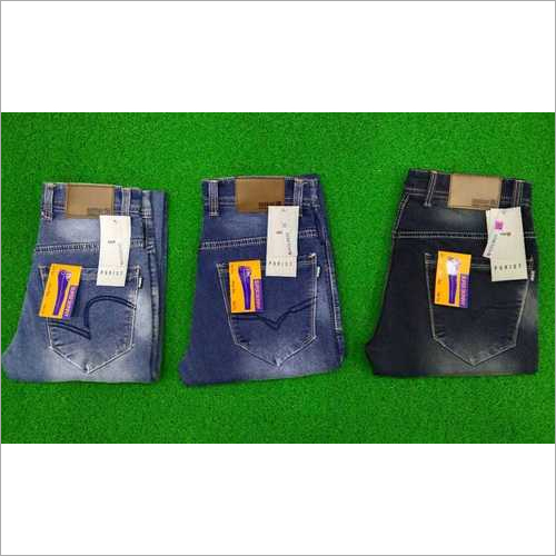 Denim Jeans - Cotton Blend, Available in Three Stylish Colors