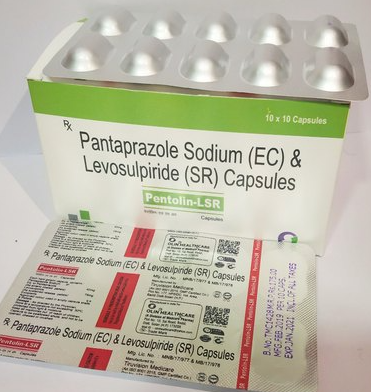 Pantoprazole 40mg & Levosulpiride 75mg Capsules