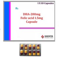 DHA-200mg + Folic Acid 1.5mg Capsule