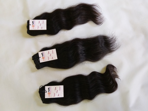 Natural Raw Mink Machine Wefted Virgin Wavy Curly Straight Body Wave Human Hair