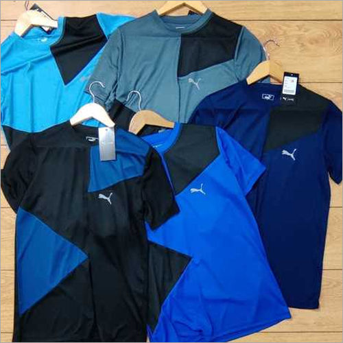 Mens Sports T Shirt - Micro PP Fabric 175 GSM, Available in L, M, XL, XXL | 5 Colors, Brand Printed Chest and Back, Comfortable Fit