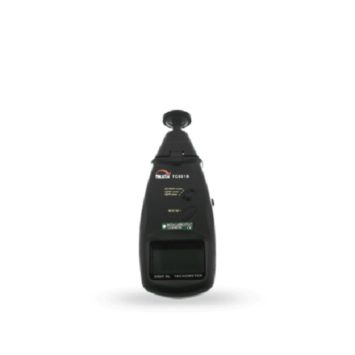 TQCSHEEN LU2000 TC801B Tachometer - Plastic Construction, White Color, 230V Power | Digital Contact & Non-Contact Measurement, Memory Function for Max, Min & Last Values, Includes Case & Accessories