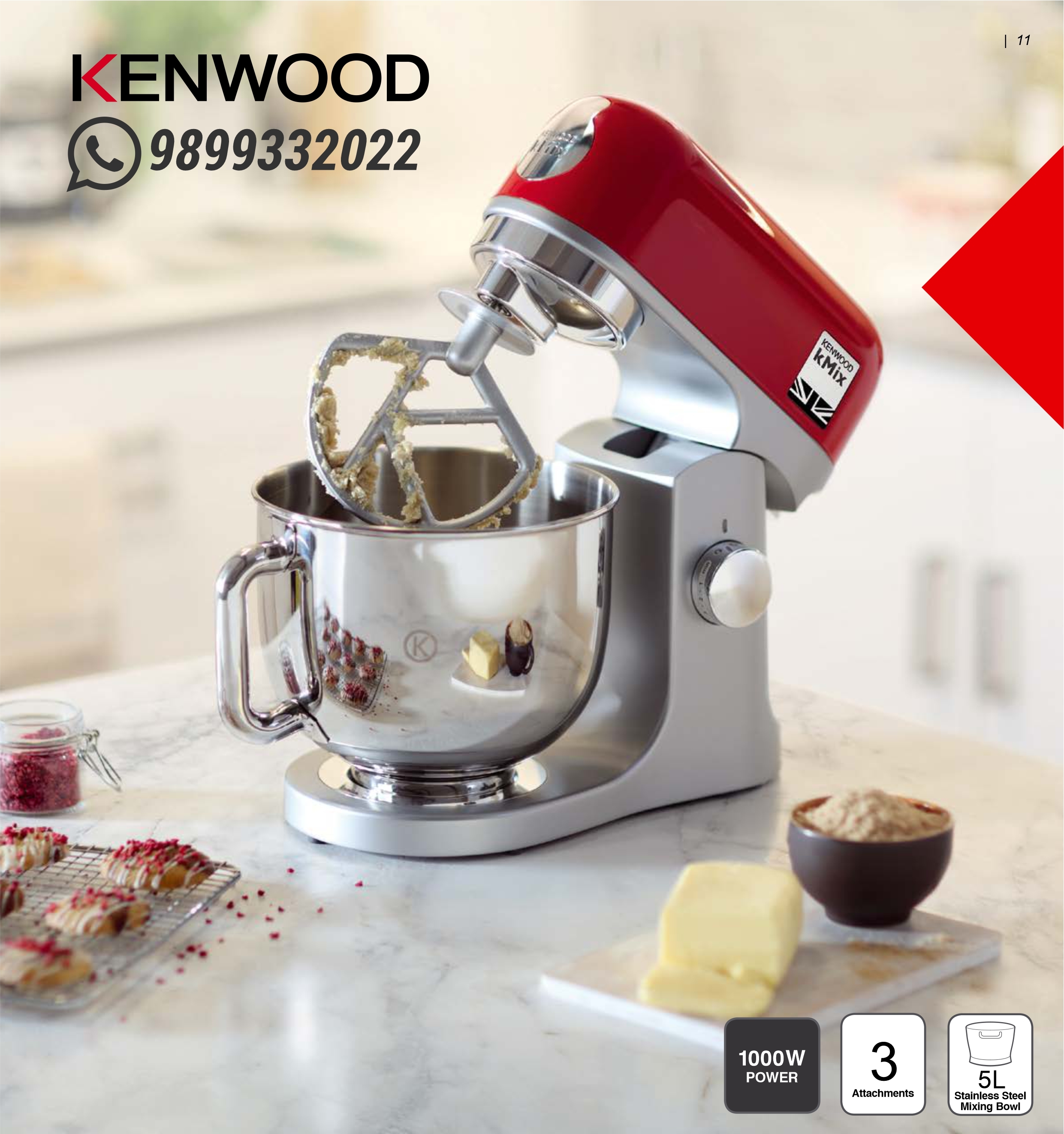 Kenwood Kmix 750rd Stand Mixer