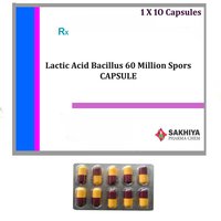 Lactic Acid Bacillus 60 Million Spors Capsules