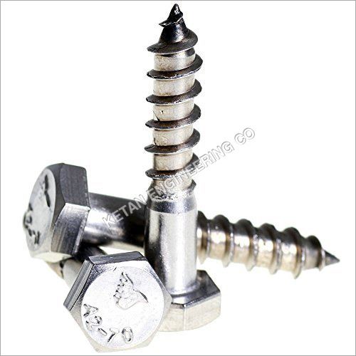 Stainless Steel Hex Head Coach Screw