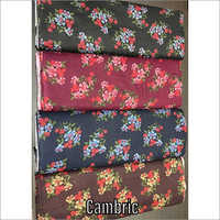 Floral Print Cambric Fabric