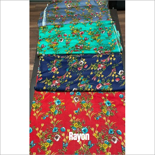 Floral Print Rayon Fabric
