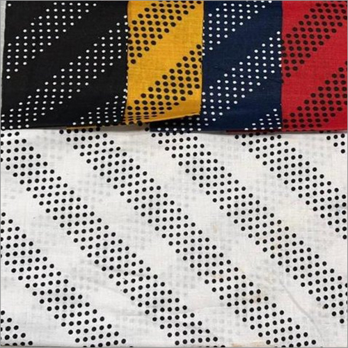 Multicolour Cambric Cotton Fabric