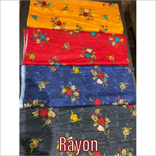Rayon Printed Fabric