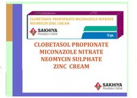 Clobetasol Propionate Miconazole Nitrate Neomycin Sulphate Zinc Cream