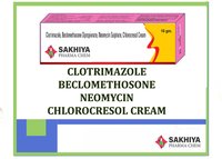Clotrimazole Beclomethosone Neomycin Chlorocresol Cream - 1 Unit, For Vaginal Yeast Infections, Oral Thrush, Diaper Rash, Pityriasis Versicolor, Room Temperature Storage, Administered Twice Daily