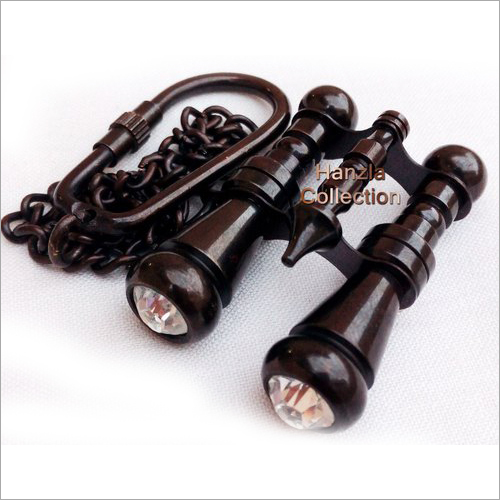 Decorative Antique Brass Binocular Key Chain