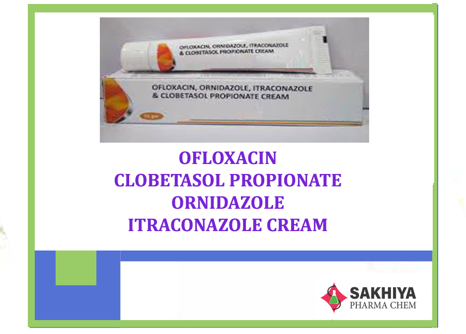 Ofloxacin Clobetasol Propionate Ornidazole Itraconazole Cream