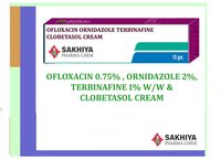 Ofloxacin Ornidazole Terbinafine Clobetasol Cream