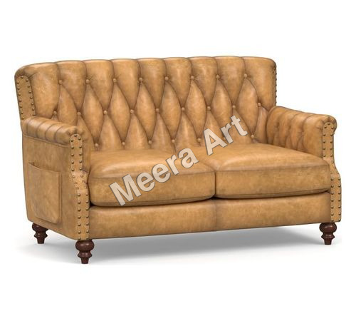 Fancy Look Two Seater Leather Sofa