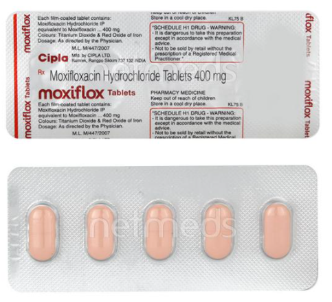 Moxifloxacin Hydrochloride Eq. To Moxifloxacin 400mg