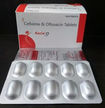 Anhydrous Cefixime 200mg & Ofloxacin IP 200mg Tablets