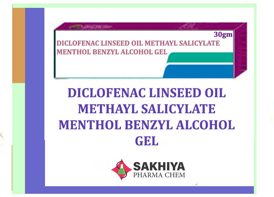 Diclofenac Linseed Oil Methayl Salicylate Menthol Benzyl Alcohol Gel
