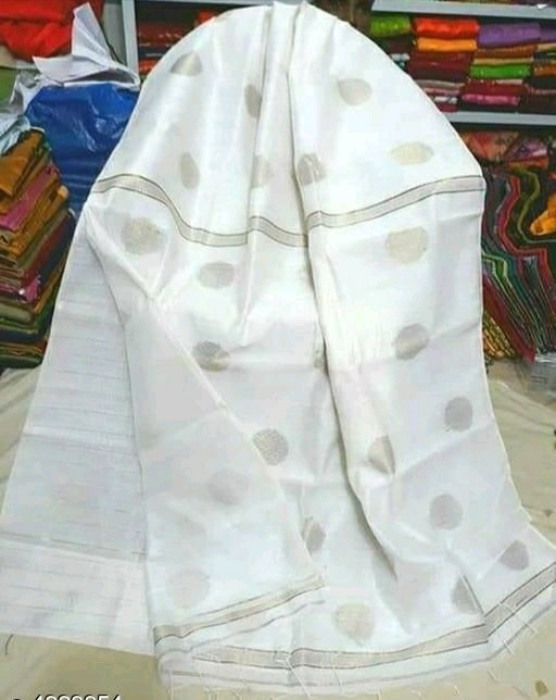 Cotton silk boll saree
