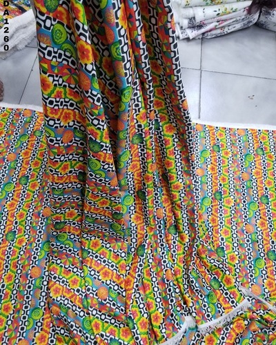 Khadi Rayon SIlk Digital Print Fabric