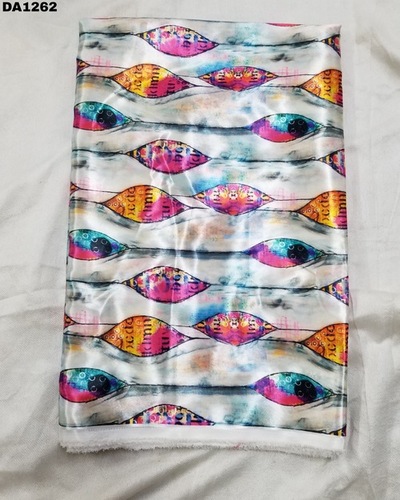 Satin Silk Digital Print Fabric