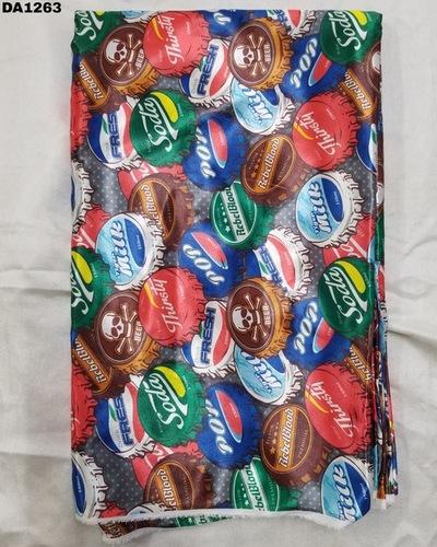 Satin Silk Digital Print Fabric