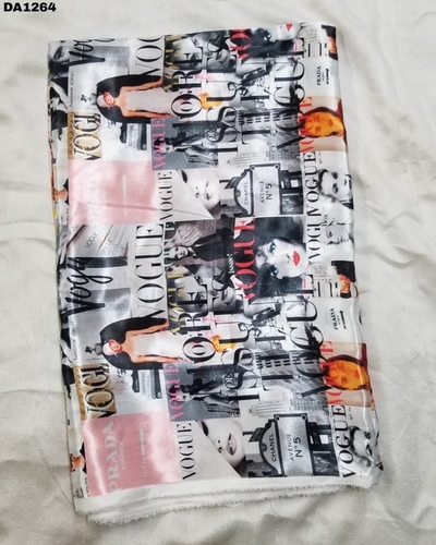 Satin Silk Digital Print Fabric