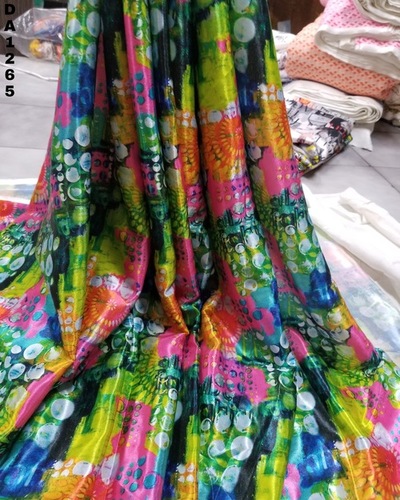 Satin Silk Digital Print Fabric