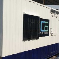 Portable Site Office Cabin - Color: White