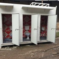 Portable Toilet Cabin Surat - Color: White
