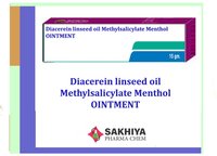 Diacerein Linseed Oil Methyl salicylate Menthol Oinment