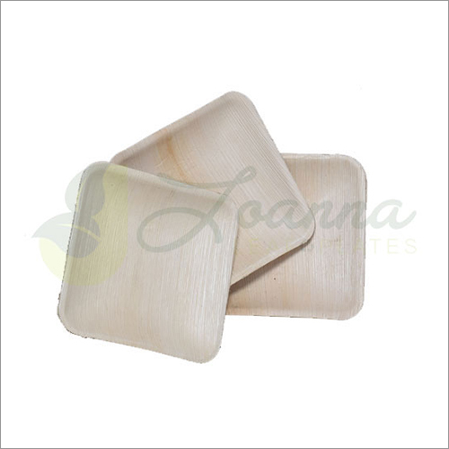 6 Inch Square Areca Plates