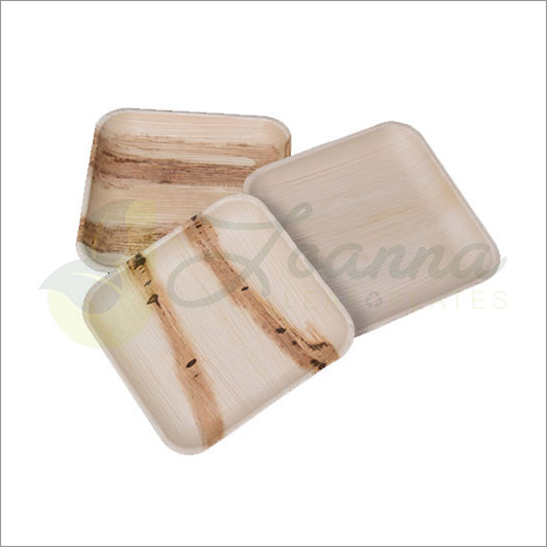 8 Inch Square Areca Plates